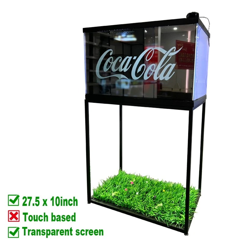 27x10 Transparent Non-lecteur ya écran tactile