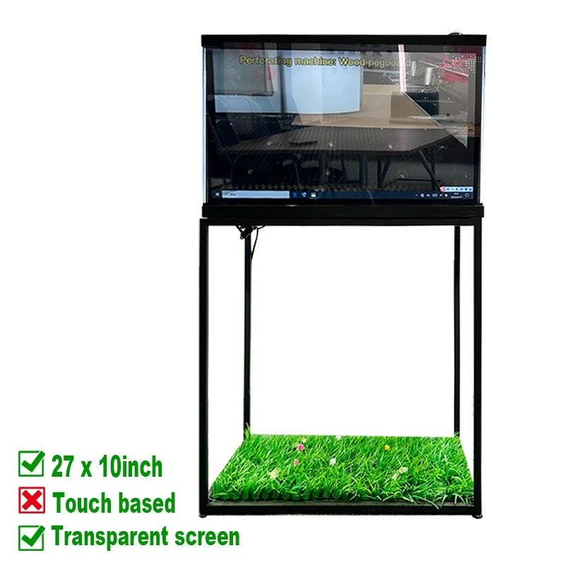 27 x 10inch écran tactile transparent .