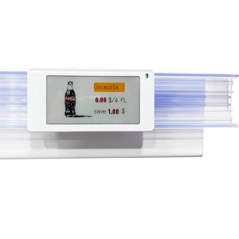 2.6 Pouce Électronique Prix Tag Extrusion Canal