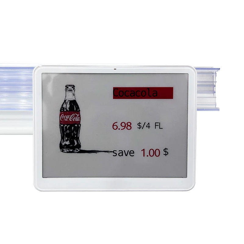 5.8 Pouce Électronique Prix Tag Extrusion Canal