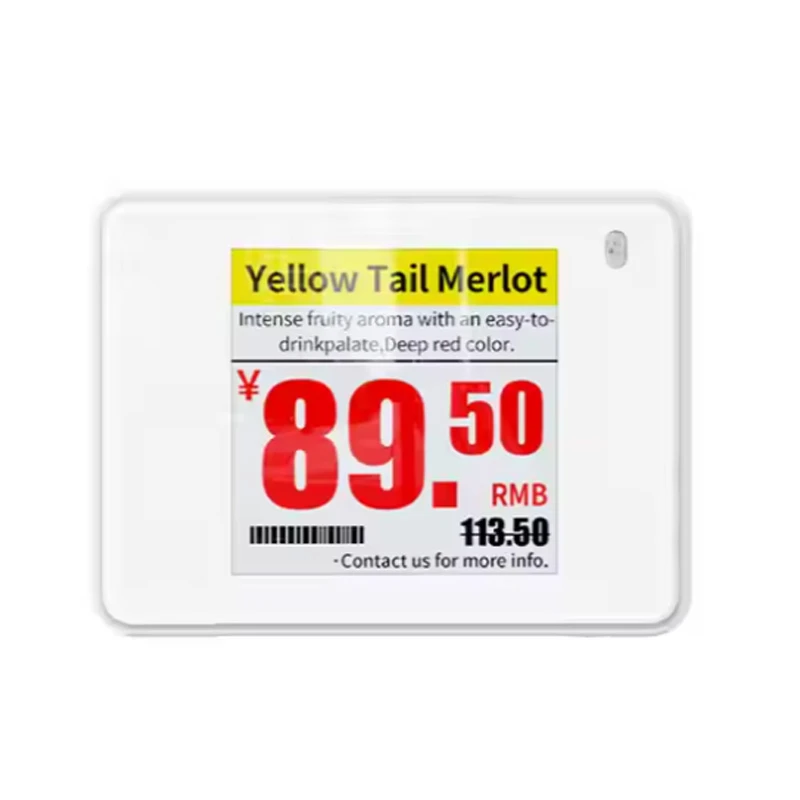 Ba étiquettes ya étagère électronique .