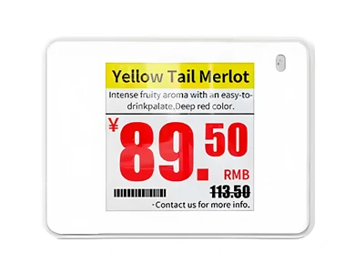 1.54 Pouce Minei Couleur Électronique Prix Tag